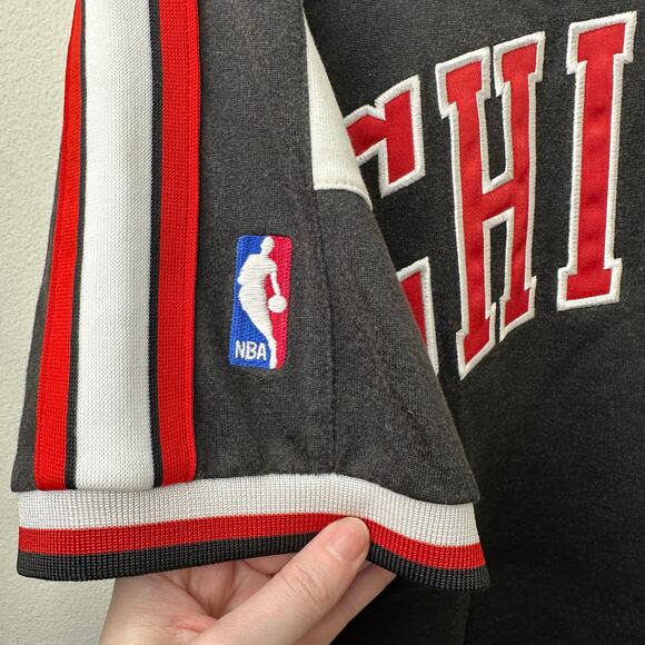 Md Vtg 90s Nike Michael Jordan Bulls Warm-Up Practice Jersey Tee MJ Last Dance - Picture 8 of 10